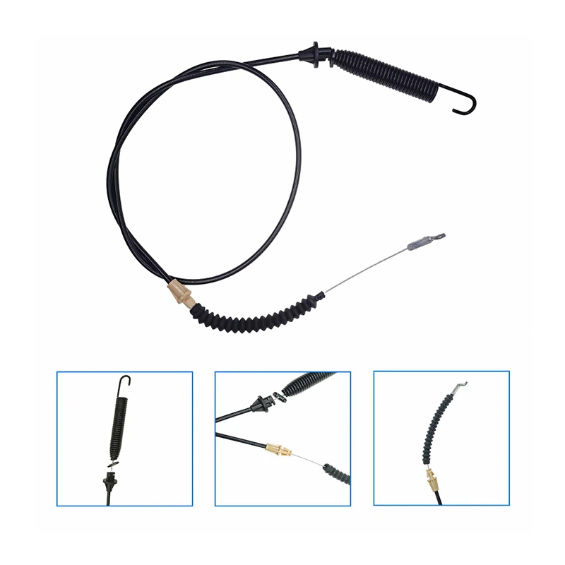 Bagaimana cara mengganti kabel kontrol transmisi pada mesin pemotong rumput?